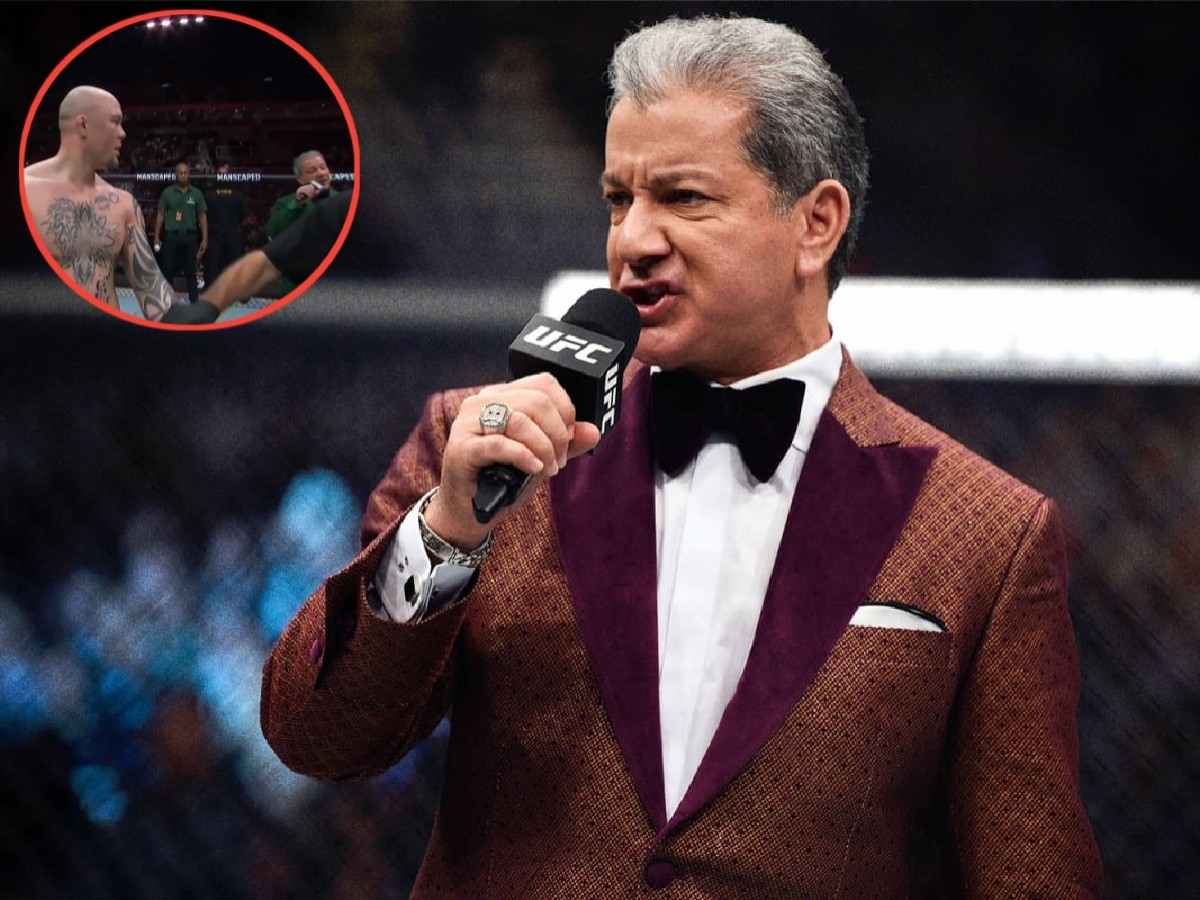  Bruce Buffer announced Vitor Petrino as the victor rather than Anthony Smith at UFC 301