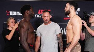 Fight fans reacted to Nassourdine Imavov vs. Jared Cannonier stoppage at UFC on ESPN 57