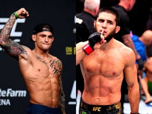 Dustin Poirier and Islam Makhachev