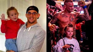 Dustin 'Papa' Poirier and others celebrate Father's Day