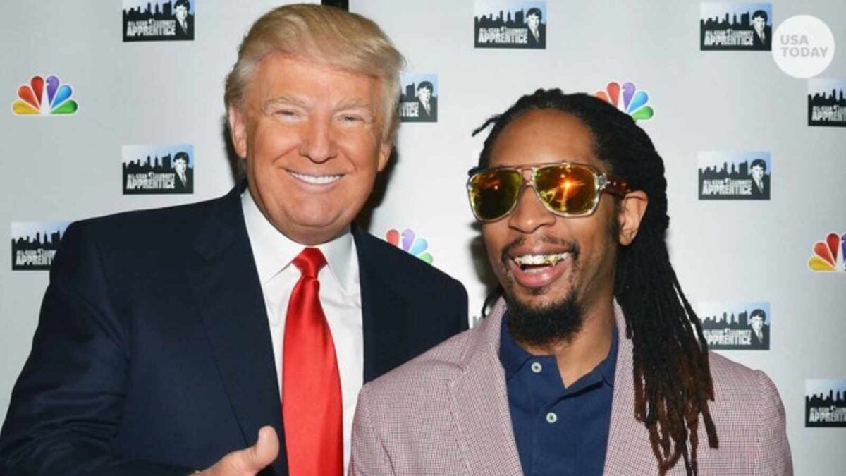 Donald Trump with rapper Lil Jon