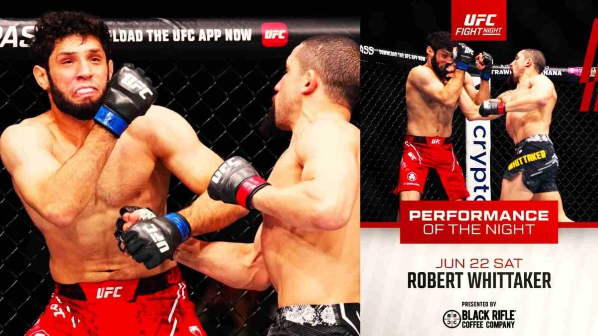 Robert Whittaker won big at UFC on ABC 6