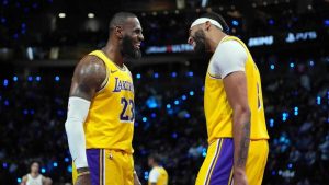 Managing LeBron James and Anthony Davis' minutes will be crucial to playoff success