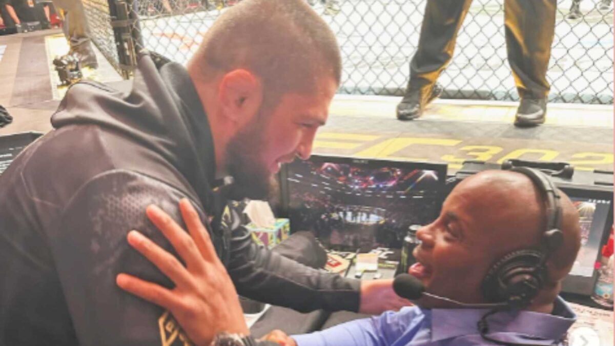 Daniel Cormier has some touching words for Khabib Nurmagomedov