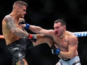 Michael Chandler vs Dustin Poirier at UFC 281