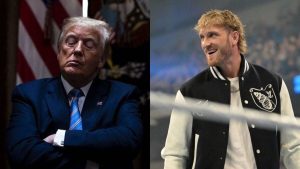 Donald Trump and Logan Paul