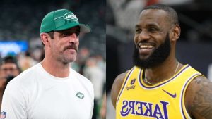 Aaron Rodgers and LeBron James