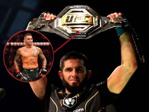 Islam Makhachev's legacy belt demands Dustin 'DIAMOND' Poirier as UFC 302's add-on