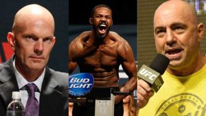 Jeff Novitzky, Jon Jones, and Joe Rogan