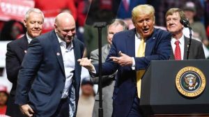 Dana White and Donald Trump at the Repubican National Convention 2016