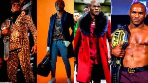 Fans react to Kamaru Usman's new fashion quirk