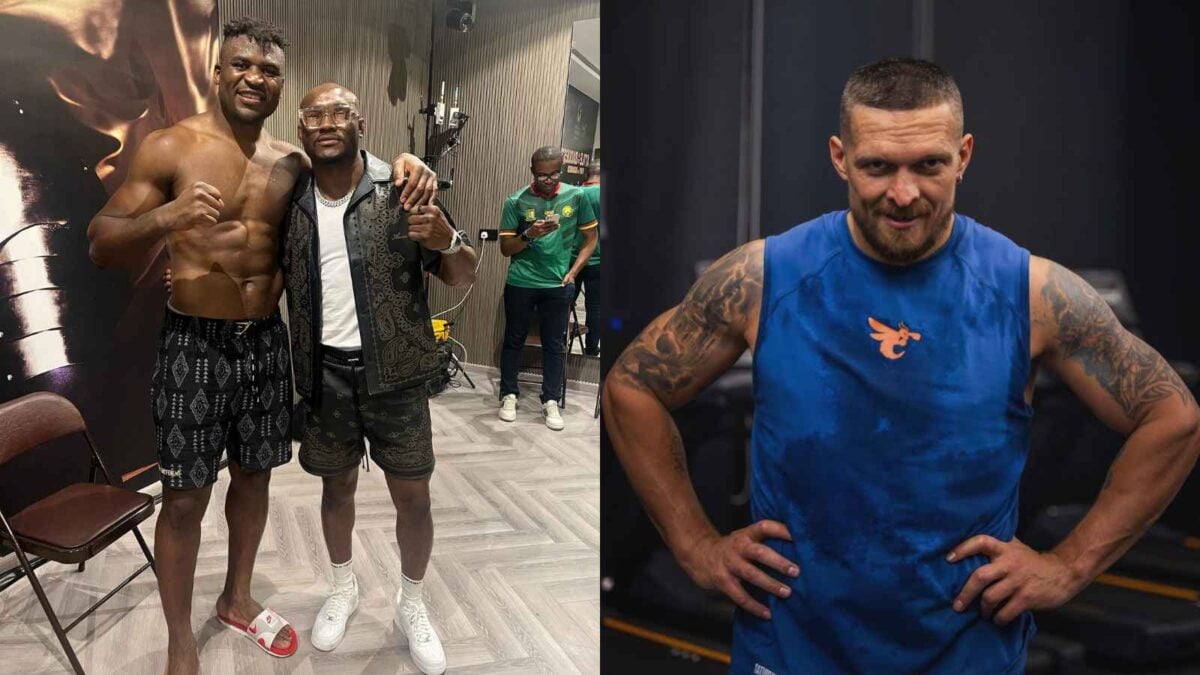 Francis Ngannou, Kamaru Usman, and Oleksandr Usyk