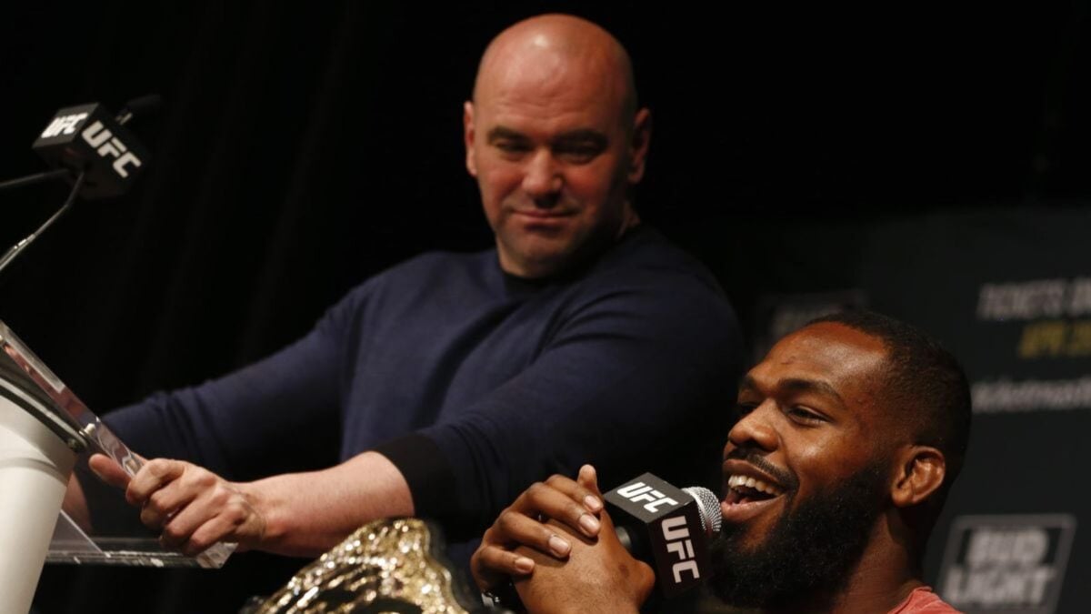 Dana White and Jon Jones