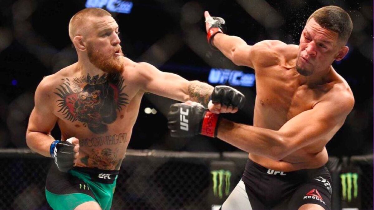 Conor McGregor and Nate Diaz