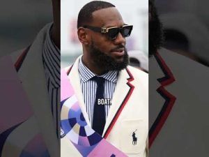 LeBron James becomes the first male NBA player to lead team USA in Olympics at Paris 2024! 🤩