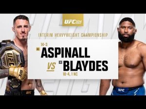 UFC 304: Tom Aspinall vs Curtis Blaydes Highlights