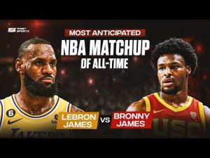 MOST ANTICIPATED NBA MATCHUP OF ALL TIME: Bronny James vs LeBron James in NBA #nba #lebronjames