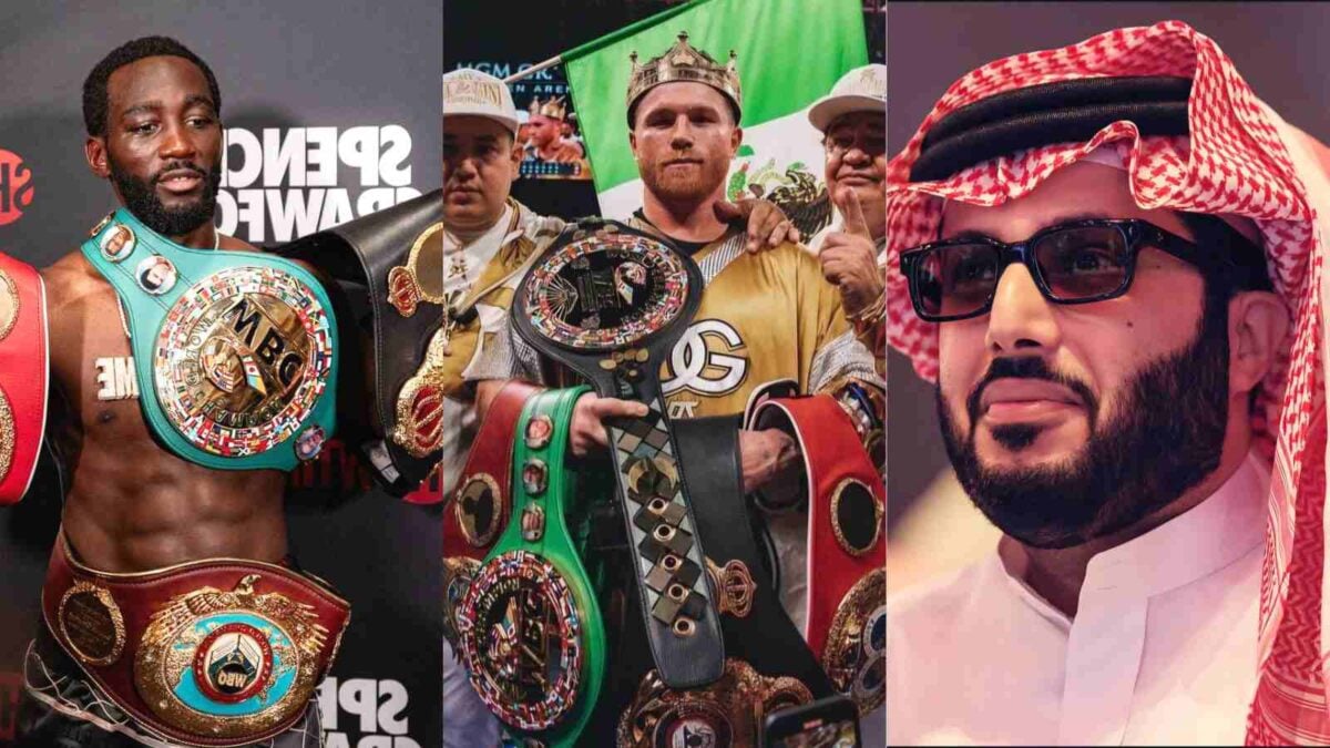 Turki Alalshikh wants a boxing bout between Canelo Alvarez and Terence Crawford