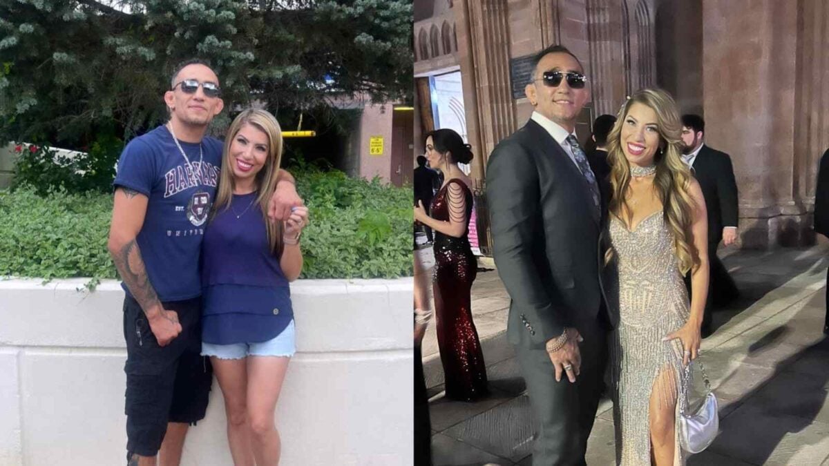 Tony Ferguson and his wife Cristina