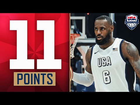 LeBron James' BEST Plays From USA vs Serbia!