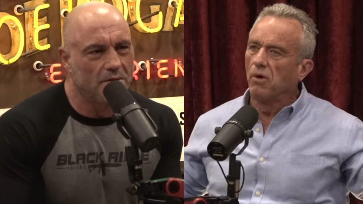 Joe Rogan and Robert F. Kennedy Jr. at the Joe Rogan Experience