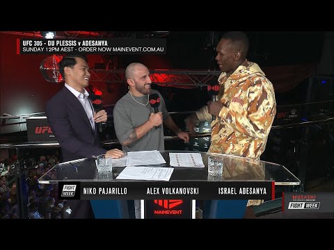 UFC 305 | FightWeek LIVE SHOW - Alex Volkanovski & Israel Adesanya reflect on their journey together