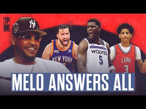 Melo's Near Return to Knicks, Kiyan No.1 in NYC, Anthony Edwards Duo & More | Carmelo Answers All