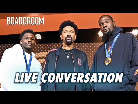 Kevin Durant X Anthony Edwards LIVE Conversation at Fanatics Fest | Boardroom Talks