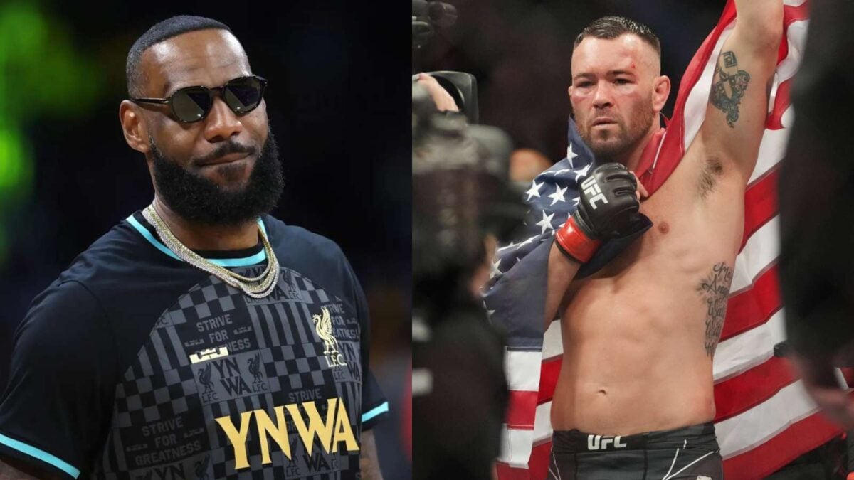 
Colby Covington talks about meeting LeBron James