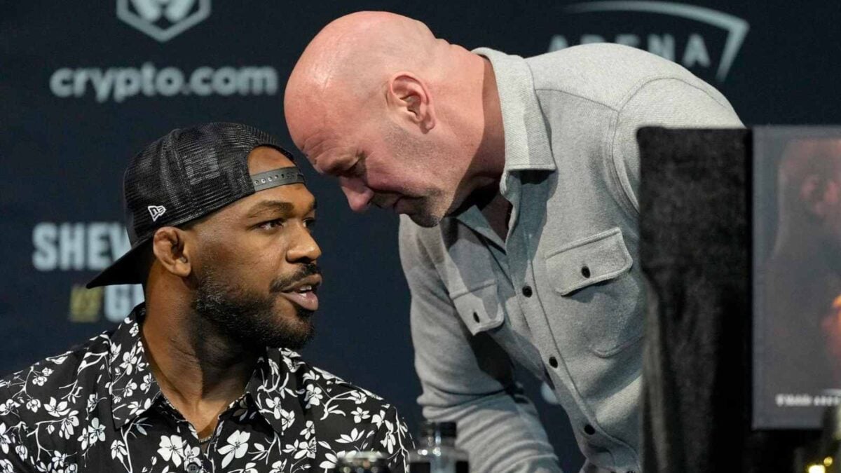 Dana White and Jon Jones