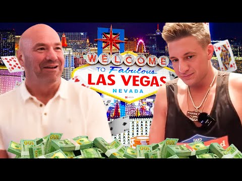 Dana White, Stevewilldoit & Bradey Martyn Degenerate Gambling at Vegas High Stakes.