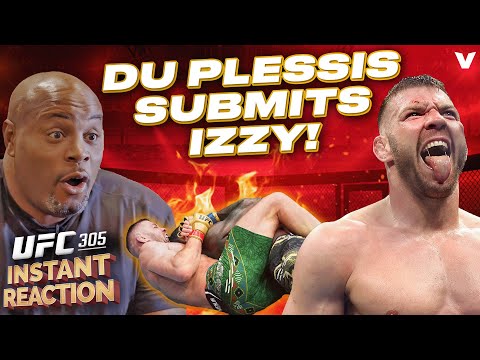 Daniel Cormier REACTS to Dricus Du Plessis SUBMITTING Israel Adesanya to retain title at UFC 305