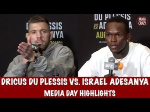 UFC 305: Dricus Du Plessis & Israel Adesanya Media Day Highlights