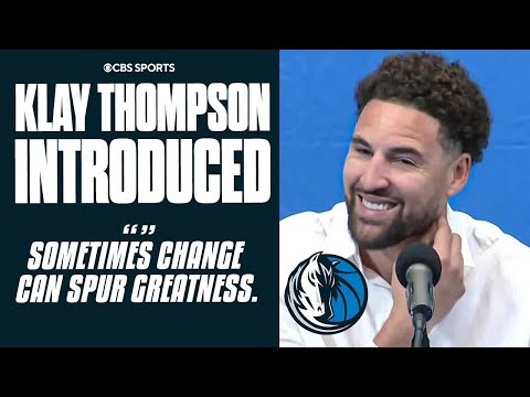 Klay Thompson Introduced By Dallas Mavericks + Why He Left Warriors I CBS Sports