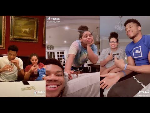 NBA MVP GIANNIS PLAYING SOME FUN GAME WITH HIS WIFE