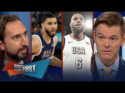 USA beats Serbia, LeBron & Curry’s future, Should Tatum play in the final? | FIRST THINGS FIRST