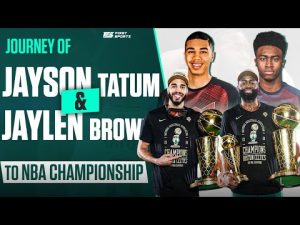 Journey of Jayson Tatum and Jaylen Brown to NBA Championship 🏀🏆 #nba