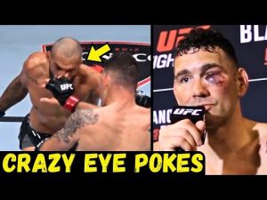 Chris Weidman Throwing Eye Pokes at Bruno Silva (Footage)