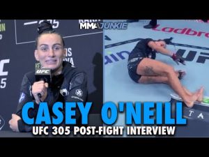 Casey O'Neill Explains Breakdancing Celebration: 'I Did Better Than Raygun' | UFC 305