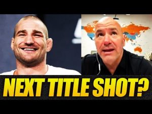 Dana White hints Sean Strickland WILL get next 185lb title shot 😲 REACTION