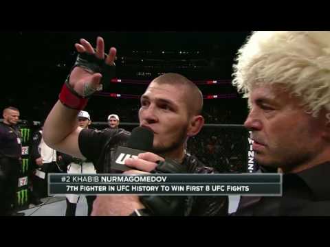 UFC 205: Khabib Nurmagomedov Octagon interview