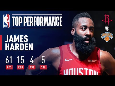 James Harden Drops a CAREER-HIGH 61 Points In New York | January 23, 2019