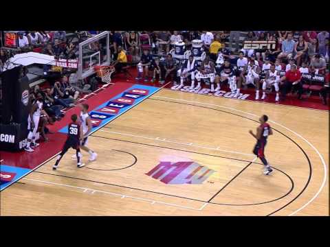 Paul George Gruesome Leg Injury in Team USA Basketball Showcase (HD)