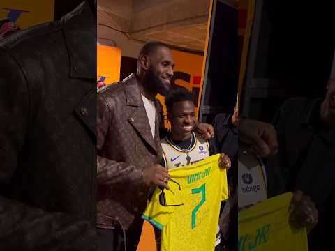 🇺🇲 LeBron James 🤝 Vinicius Jr. 🇧🇷