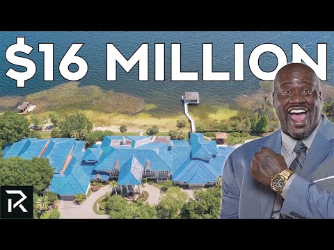 Inside Shaquille O'Neal's $16 Million Dollar Mansion