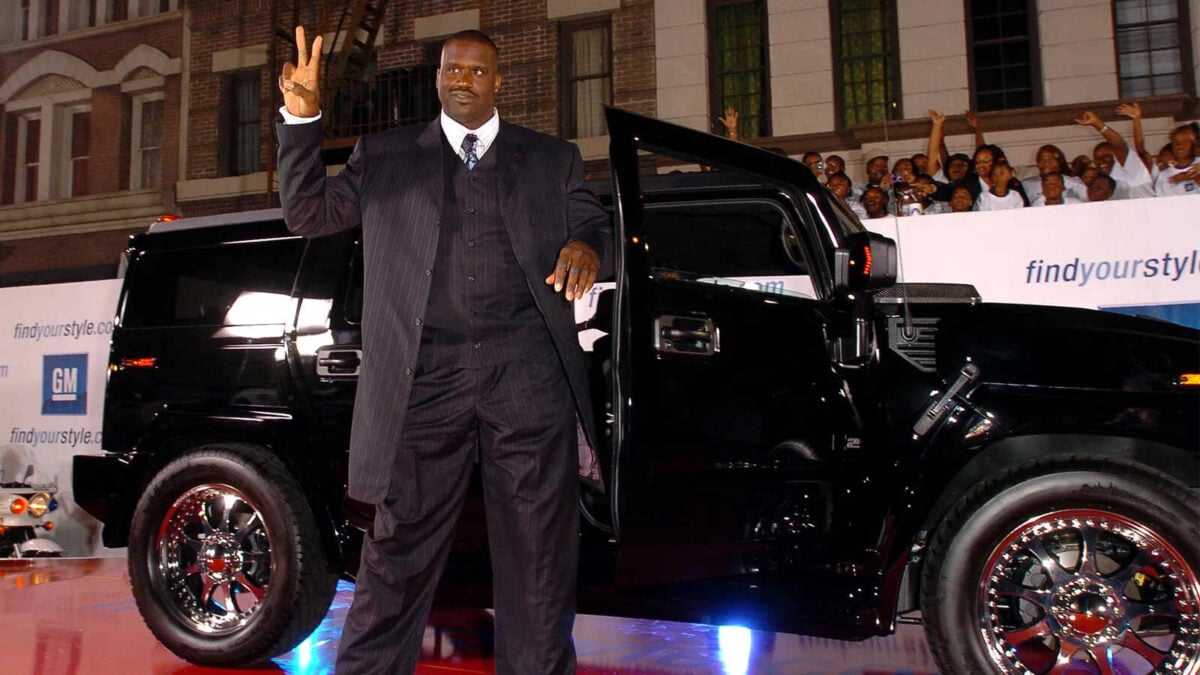 Shaquille O'Neal has a grand car collection