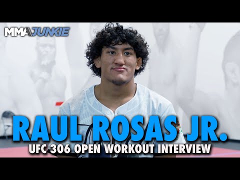 19-Year-Old Raul Rosas Jr. Ready to Start Noche UFC With a Bang | UFC 306 Open Workouts