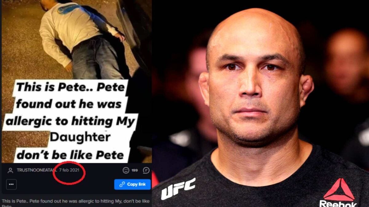 BJ Penn's post a viral meme circulating for years? Fans react