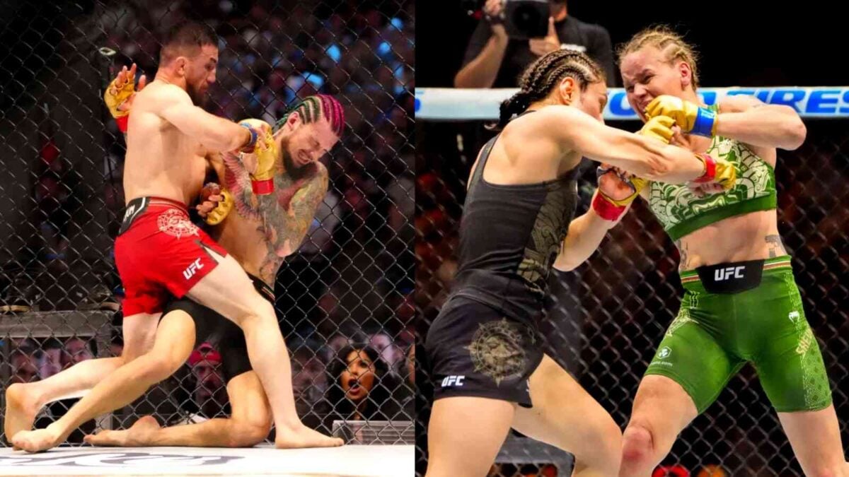 Merab Dvalishvili and Valentina Shevchenko close out UFC 306 Noche card as new champs