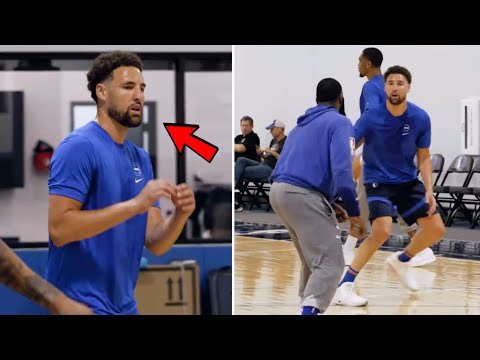 Klay Thompson Official First Practice in Dallas Mavericks!